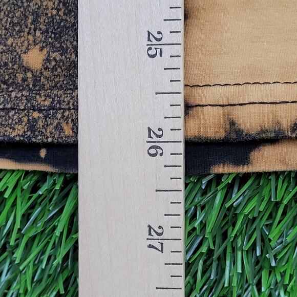 ACDC Tie-Dye Shirt Womens Small 16x26 Bleached - Picture 7 of 11